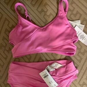 Pink Abercrombie Kids Swim suit